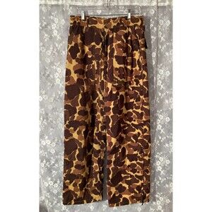 Herters Camo Hunting Pants Vintage 90s Winter Waterproof Size Medium